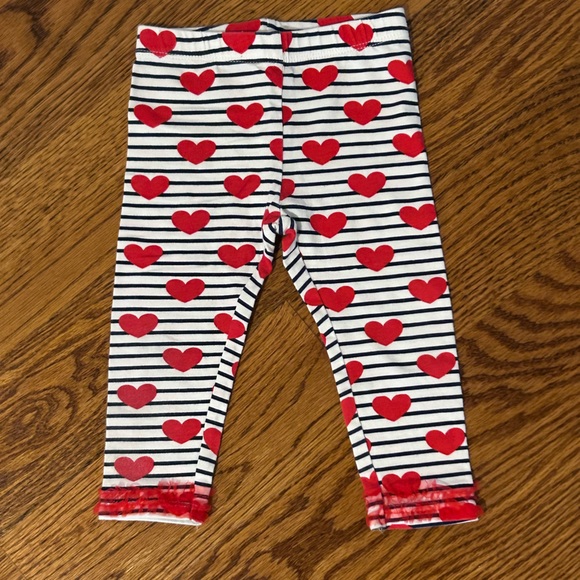 Koala Kids | Love and Hearts Navy and White Striped Matching Set - Picture 6 of 7